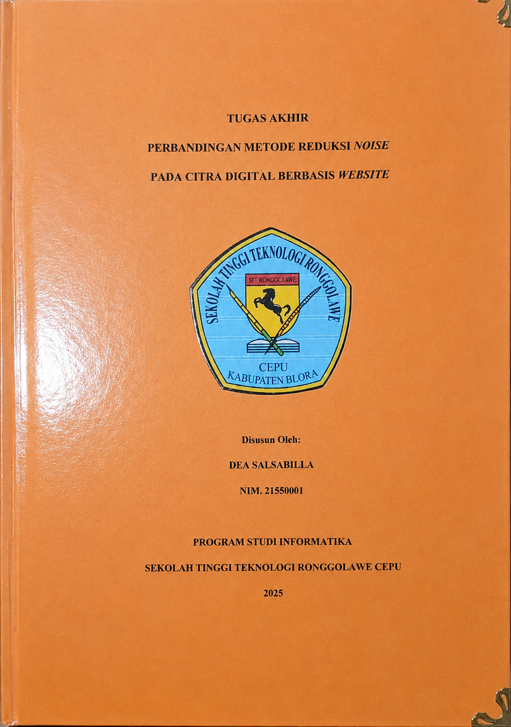 PERBANDINGAN METODE REDUKSI NOISE PADA CITRA DIGITAL BERBASIS WEBSITE